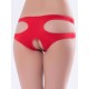 Sexy Cut Out Open Crotch Red Panty