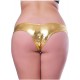 Plus size metallic shorts