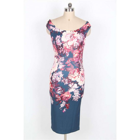 Floral Pencil Dress