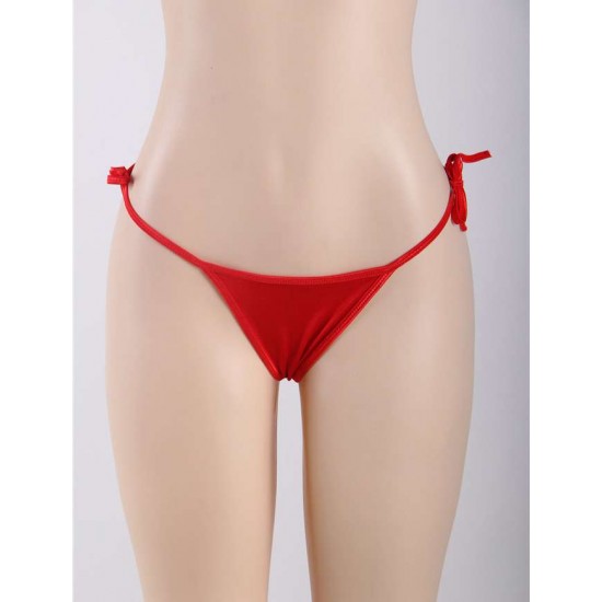 Sexy Crotchless Red G-String