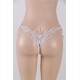 Beaded Embroidered & White Lady Plus Size Panty