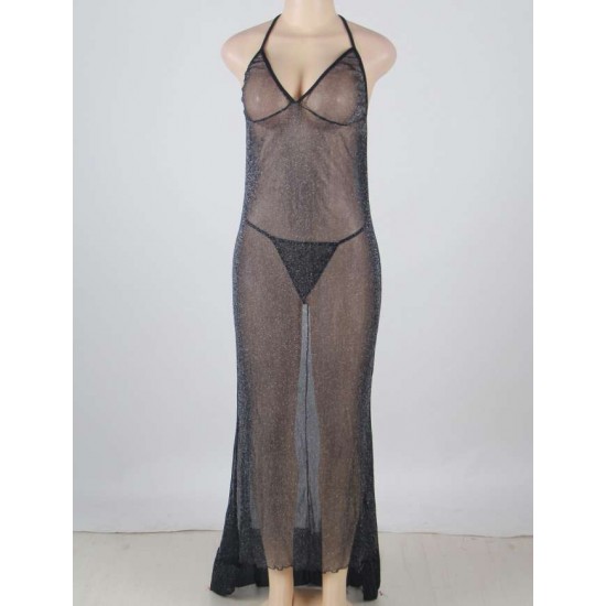 Midnight Romance Lingerie Gown