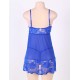 Plus Size Soft Lace Babydoll with G-string