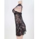 Black Beauty Lace Babydoll Set