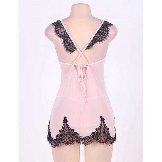 Romantic Heart Lace Nightwear