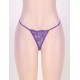 Plus Size Purple Low Rise Panty