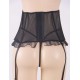 Floral Lace High Waist Garter Belt