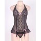 Halter Sheer Lace Chemise