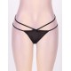 Black Comfy Transparent Net Panty