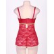 Red Plus Size Erotic Dark  Lingerie