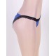 Black Lace Blue Plus Size Panty For Fat Women