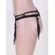 Black Double Straps Concise Garter Panty