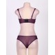 Naughty Purple Cute Boudoir Bra Set