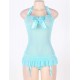 Obsessive Kalia Bow Front Light Blue Lingerie