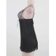 Black Floral Lace Chemise Charming Lingerie