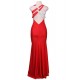 Plus Size Classic Crisscross Dream Evening Gown