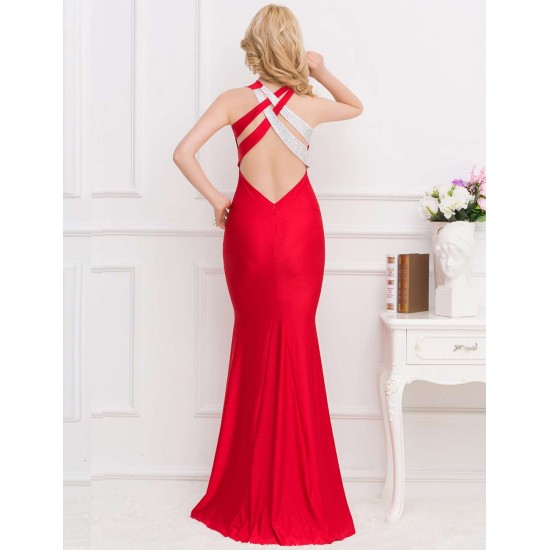 Plus Size Classic Crisscross Dream Evening Gown