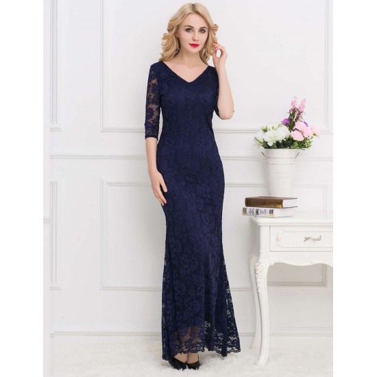 Plus Size Long Long Dress