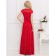 Plus Size Lace Long Dress