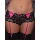 Crotchless Lace Garter Short