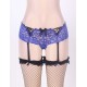 Crotchless Lace Garter Short