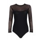 Black Plus Size Long Sleeve Teddy With Yarn