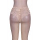 Nude Floral Lace High Waist Sexy Panty