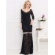 Plus Size Lace Long Dress