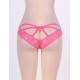 Caged Back Open Crotch Lace Panty