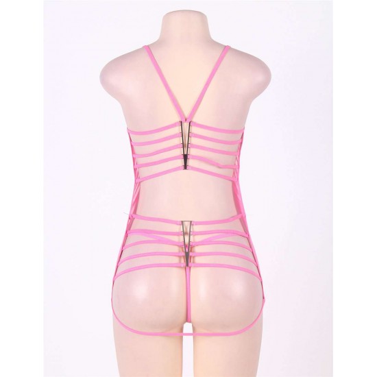 Strappy Back Mesh Babydoll