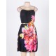 On Sale Multi Flowers Ladies Fashion Dress With belt