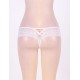 White Lace Trim Scalloped Sexy Panty