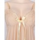 Plus Size Nude Apricot Elegant Babydoll