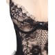 Chic Kissable Black Sheer Mesh Backless Teddy