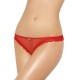 Red Netted Open Back Hipster Panty