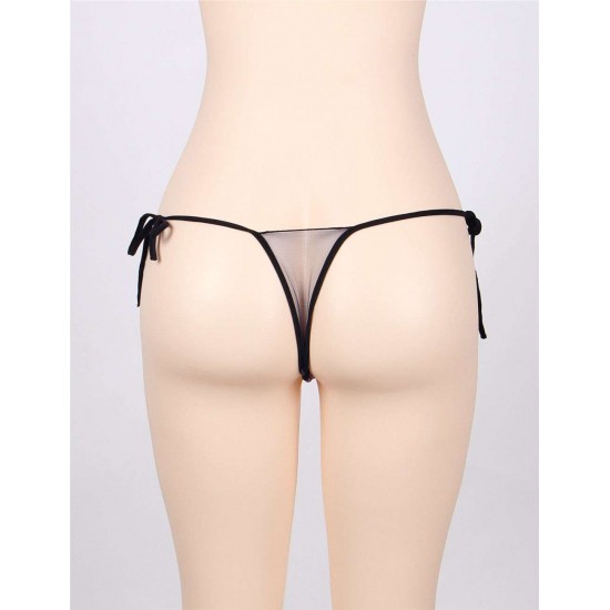 Lacing Embroidery Panty