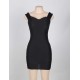 Black Club Coral One Shoulder Dresses