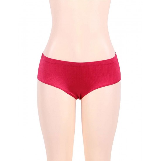 Red Silky Soft Seamless Sexy Panty