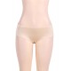 Plus Size Champagne Silky Flash Soft Sexy Panty