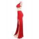 Plus Size Red Separate Golden Edge Dress