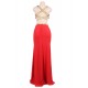 Plus Size Red Separate Golden Edge Dress