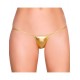 Exotic Micro Shiny Golden G String Thongs