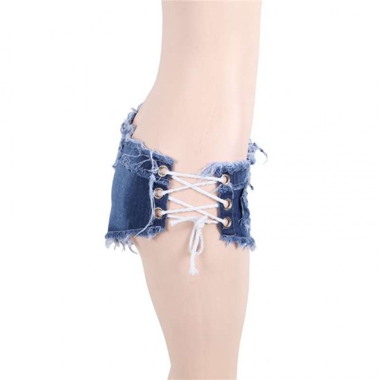 Sexy women summer shorts jeans denim micro mini jean