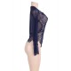 Plus Size Exquisite Lace Sleeve Teddy