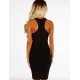 Elegant Embroidery Fashion Dress Black Bodycon