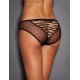 Plus Size Sexy Black Lace Strappy Panty