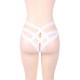 White Cage Bandage Brief Thong