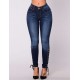 Frenulum decoration Women Jeans 