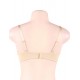 Beige High quality smooth basic comfort T-shirt bra