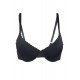 Black Smooth Seamless Push Up comfortable T-shirt bra